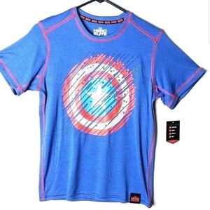 Short sleeve boy's T-shirt  CAPTAIN AMERICA B14